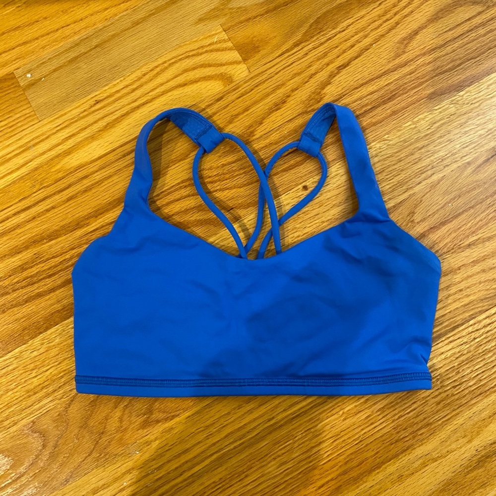 Blue Free To Be Lululemon Sports Bra